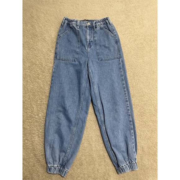 Urban Outfitters Denim - Urban Outfitters BDG 100% Cotton Denim  Joggers Size 24 Oversized Elastic Waist‎